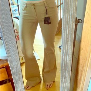 Khaki bell bottom pants